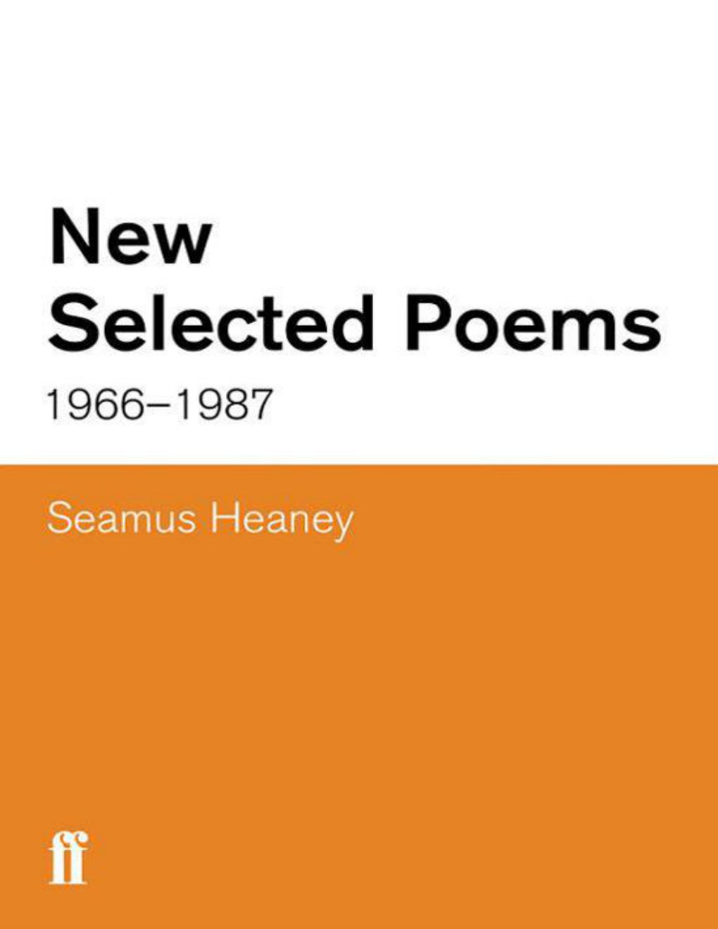 Cover of New and Selected Poems (1966)