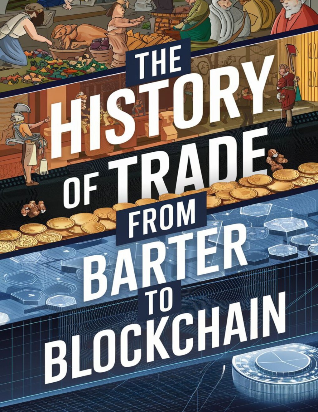 Cover of The History of Trade: From Barter to Blockchain