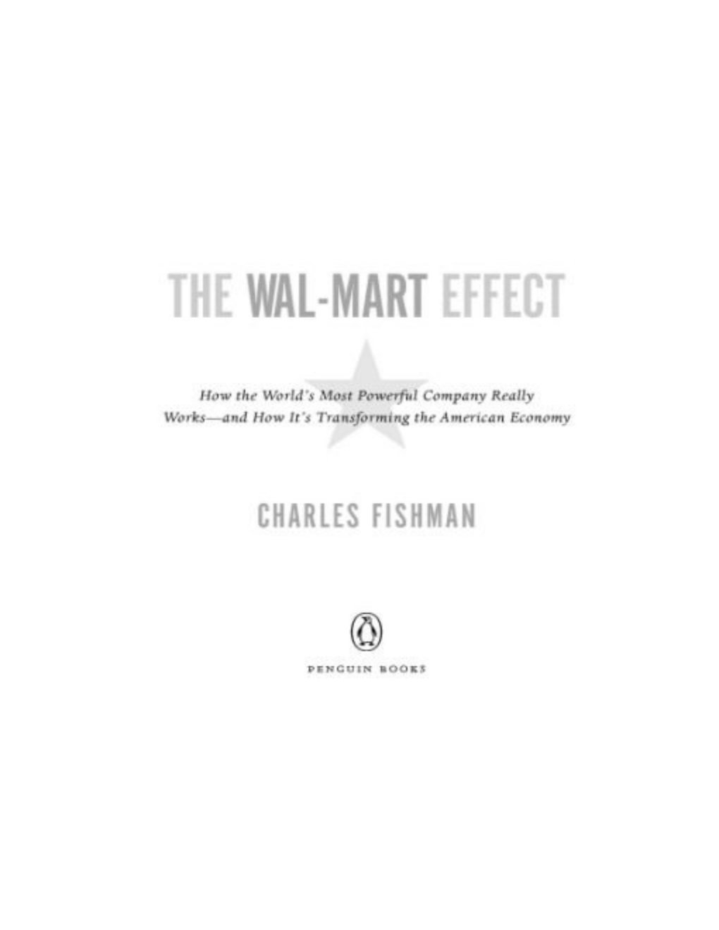 Cover of The Wal-Mart Effect