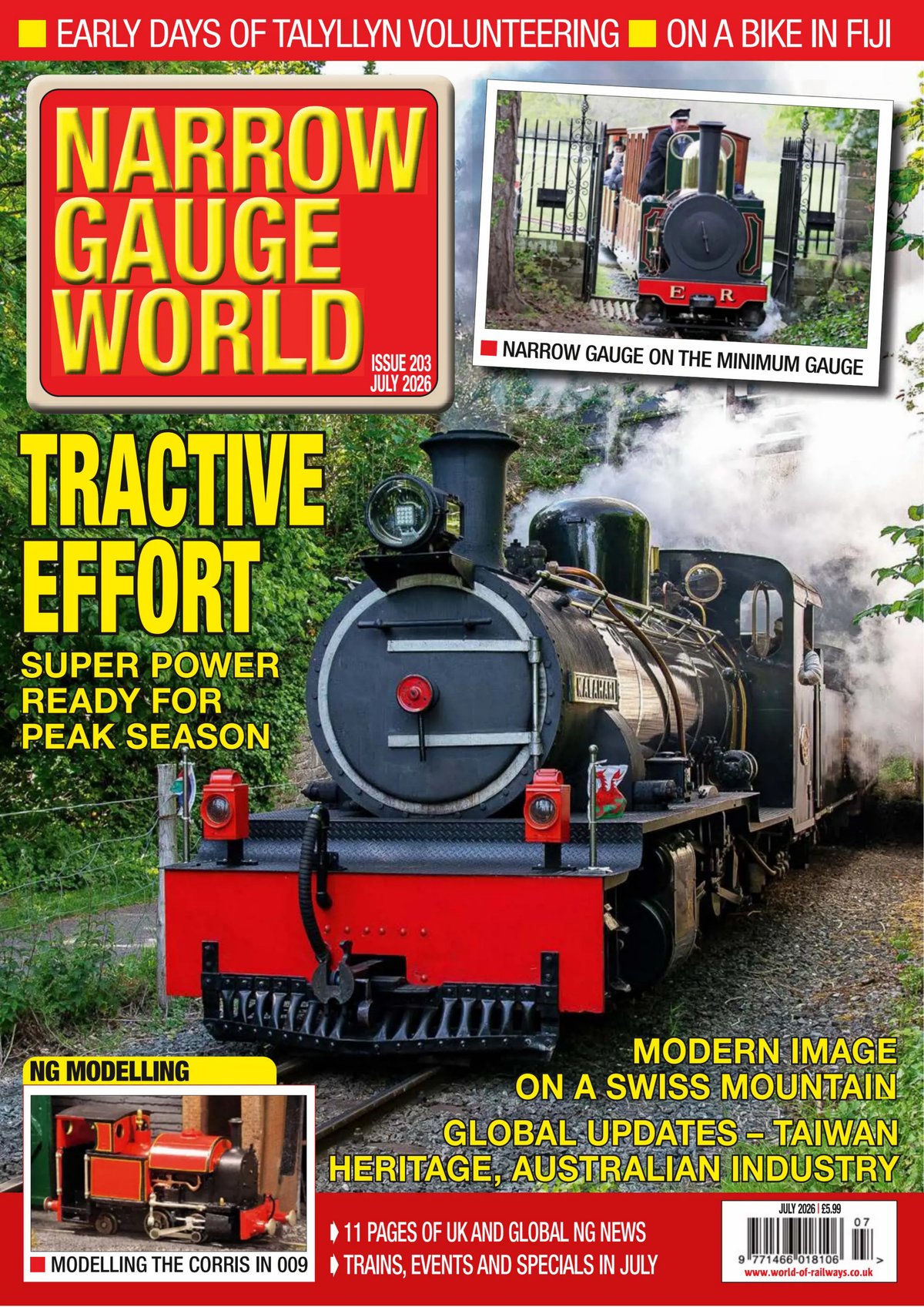 Cover of Narrow Gauge World July 2026
