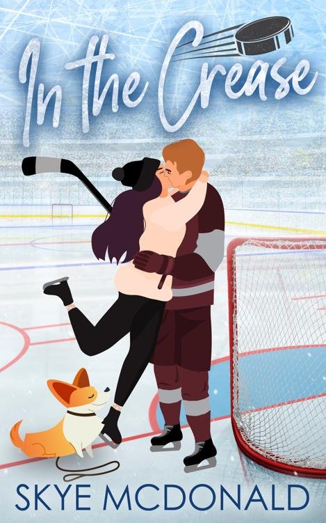 Cover of In the Crease: A Hockey Goalie Romance (Connecticut Commodores Book 3)