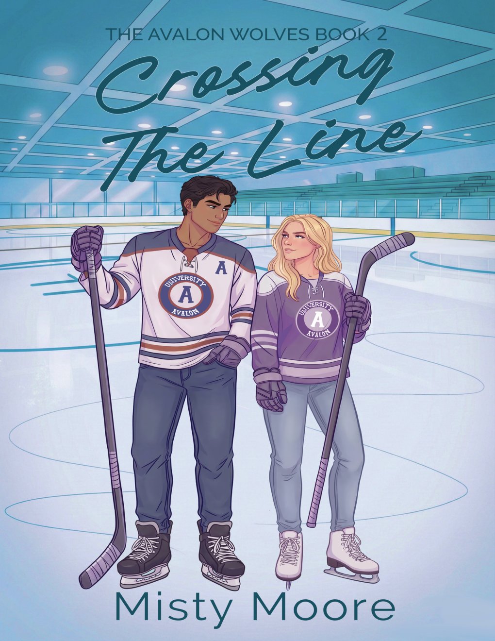 Cover of Crossing The Line (The Avalon Wolves Book 2)