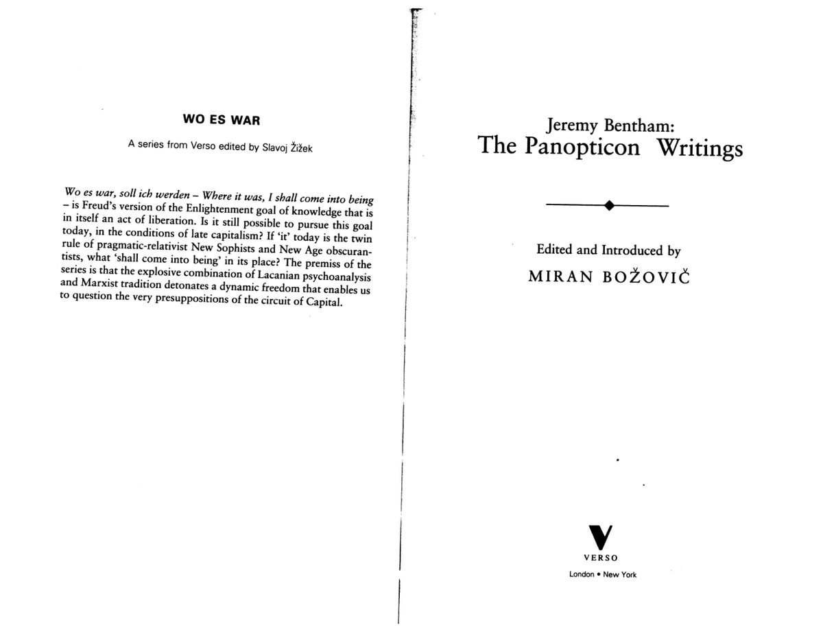 Cover of The Panopticon Writings