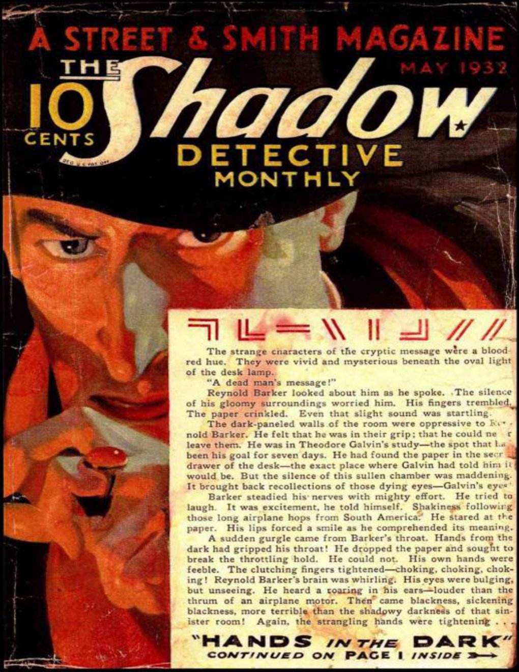 Cover of The Shadow 010 Hands in the Dark (2002)