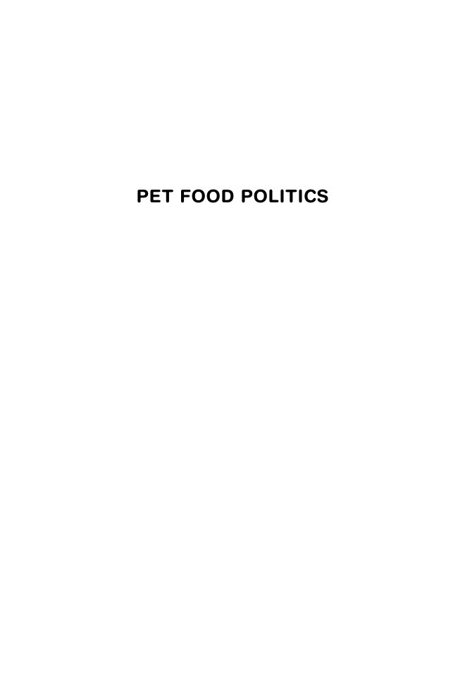 Cover of PET FOOD POLITICS