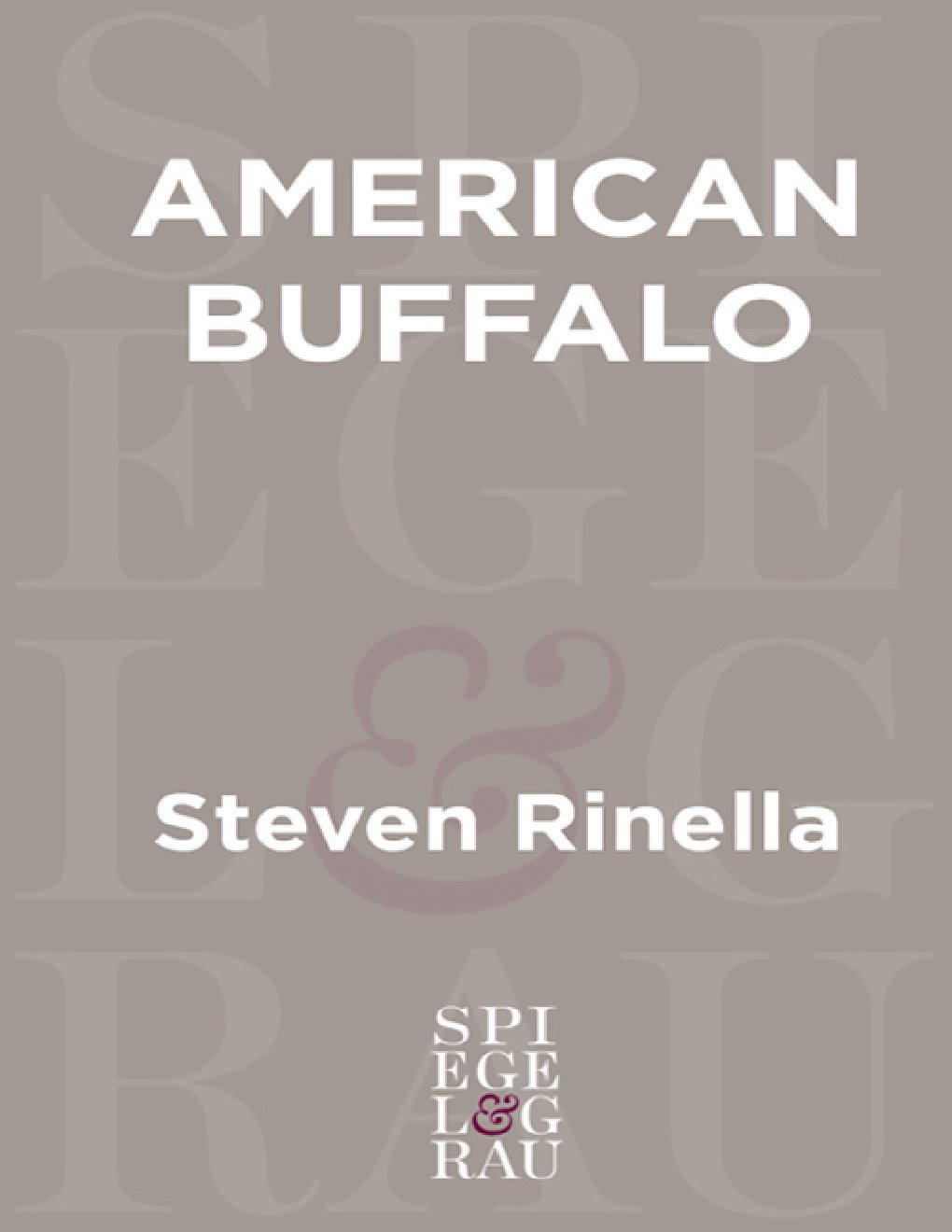 Cover of American Buffalo