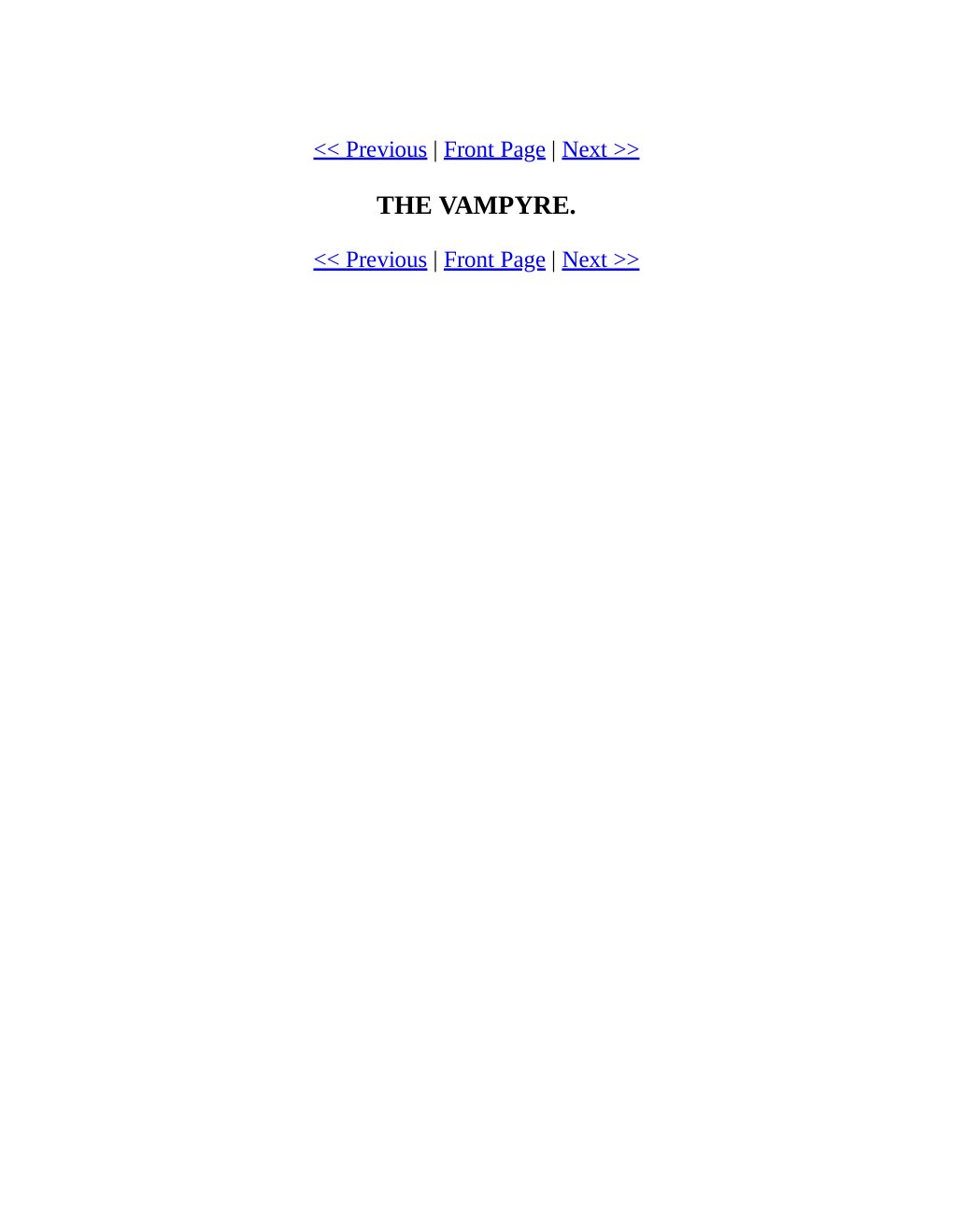 Cover of John William Polidori - The Vampyre