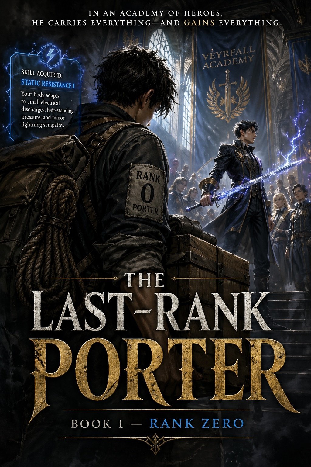 Cover of Rank Zero- A LitRPG Book (2026)