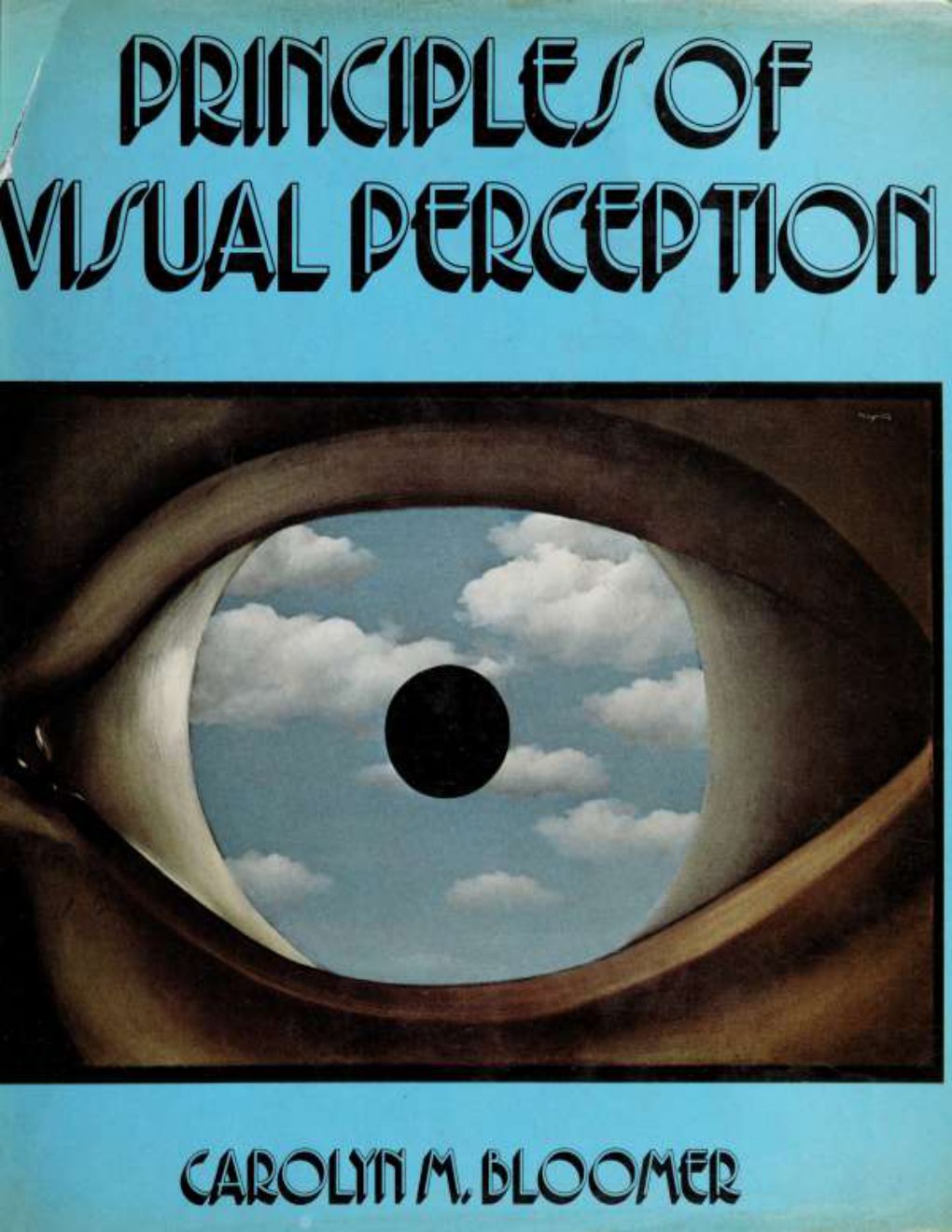 Cover of Principles of visual perception