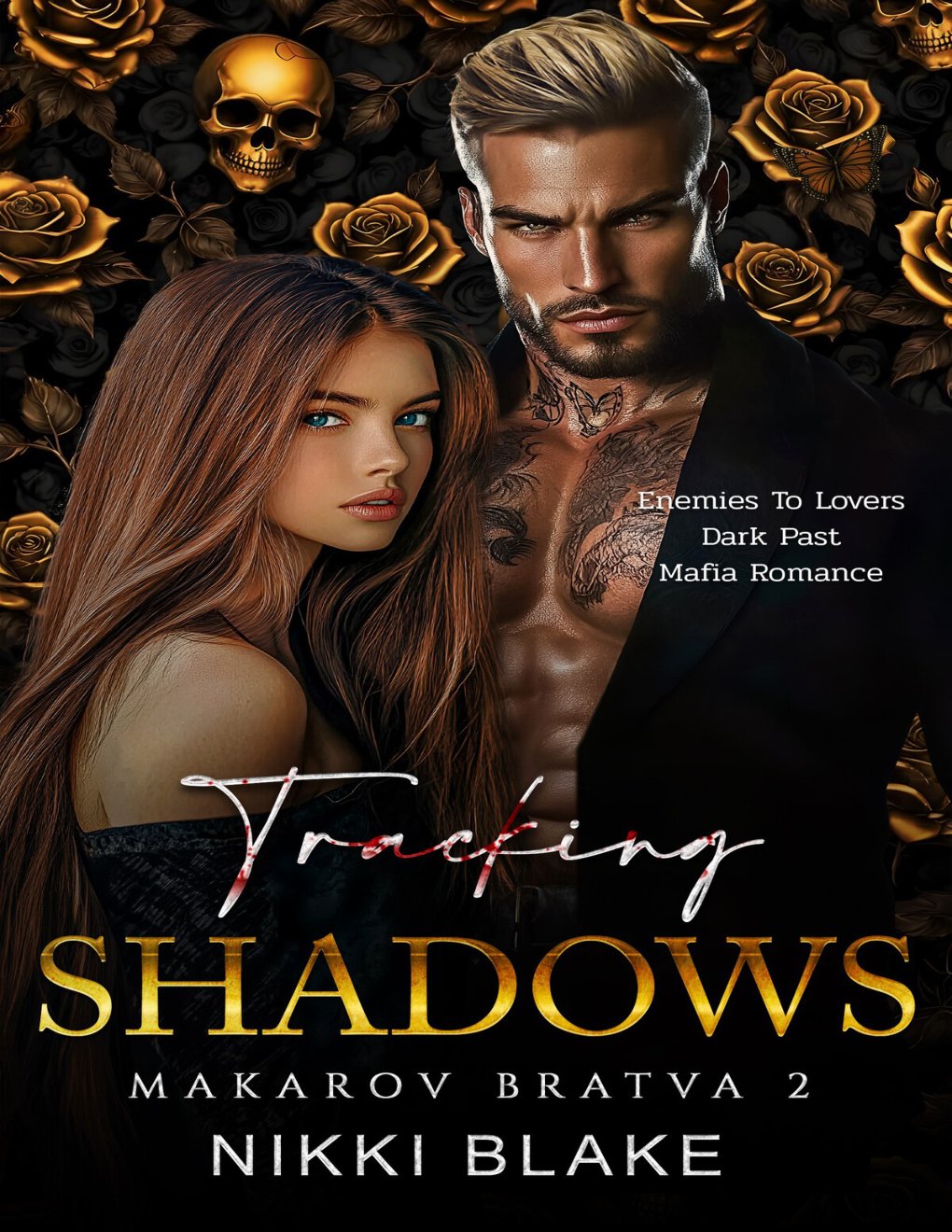 Cover of Tracking Shadows: Enemies to Lovers Dark Past Mafia Romance