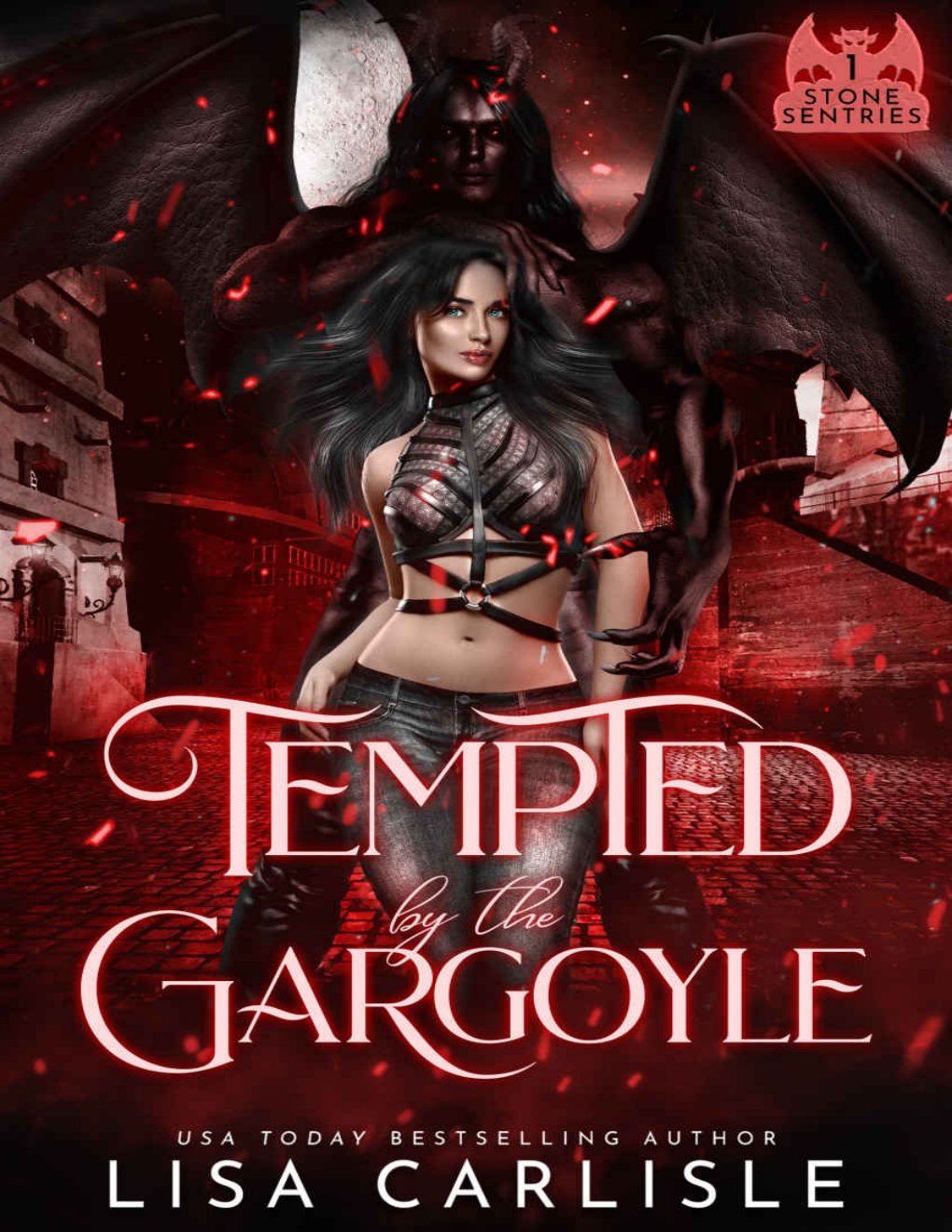 Cover of Tempted by the Gargoyle: a witch and shifter fated mates romance (Stone Sentries Book 1)