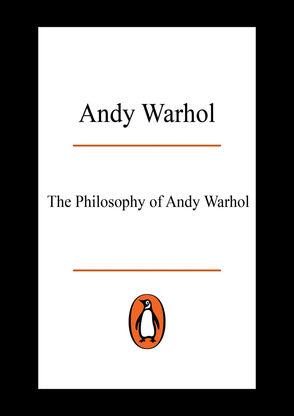 Cover of The Philosophy of Andy Warhol