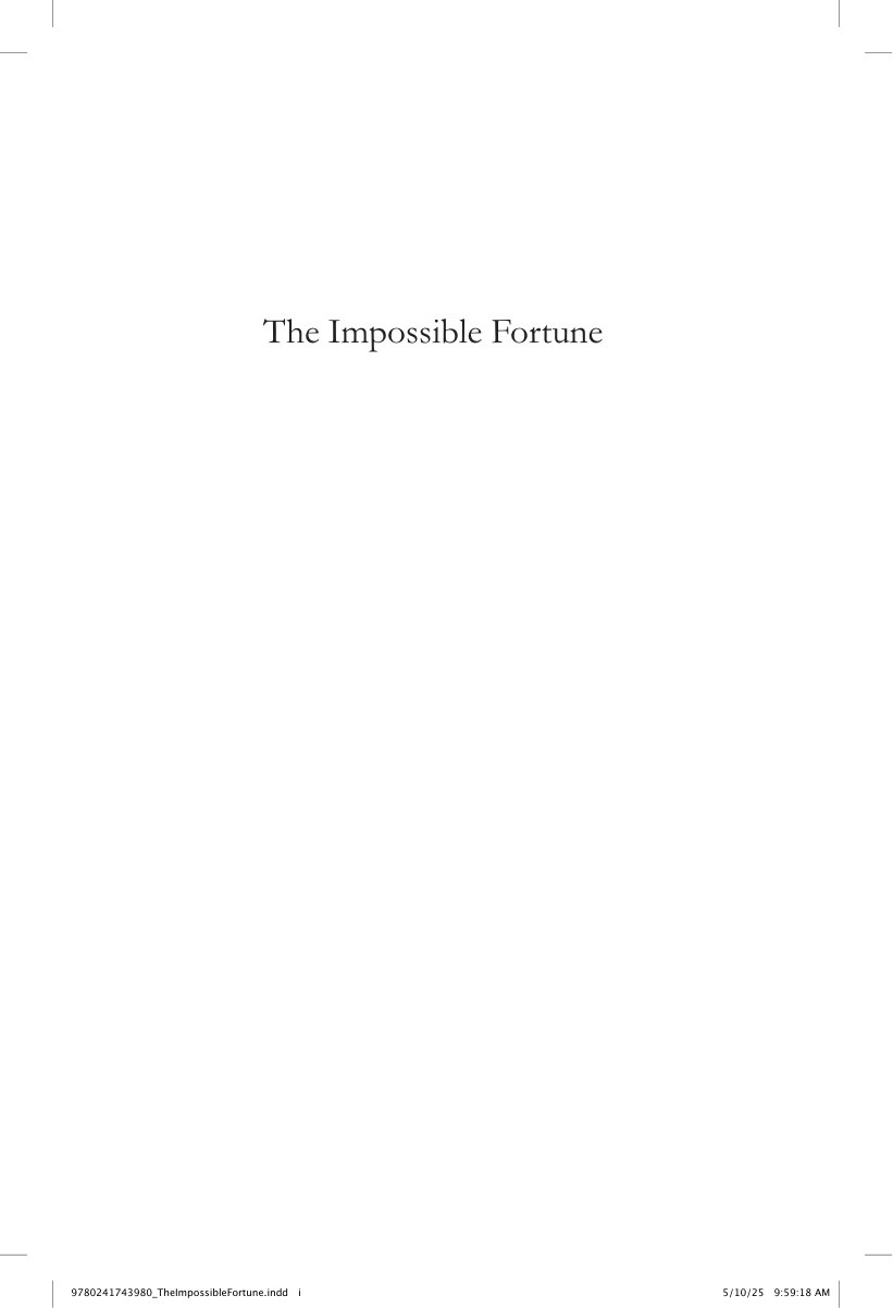 Cover of The Impossible Fortune