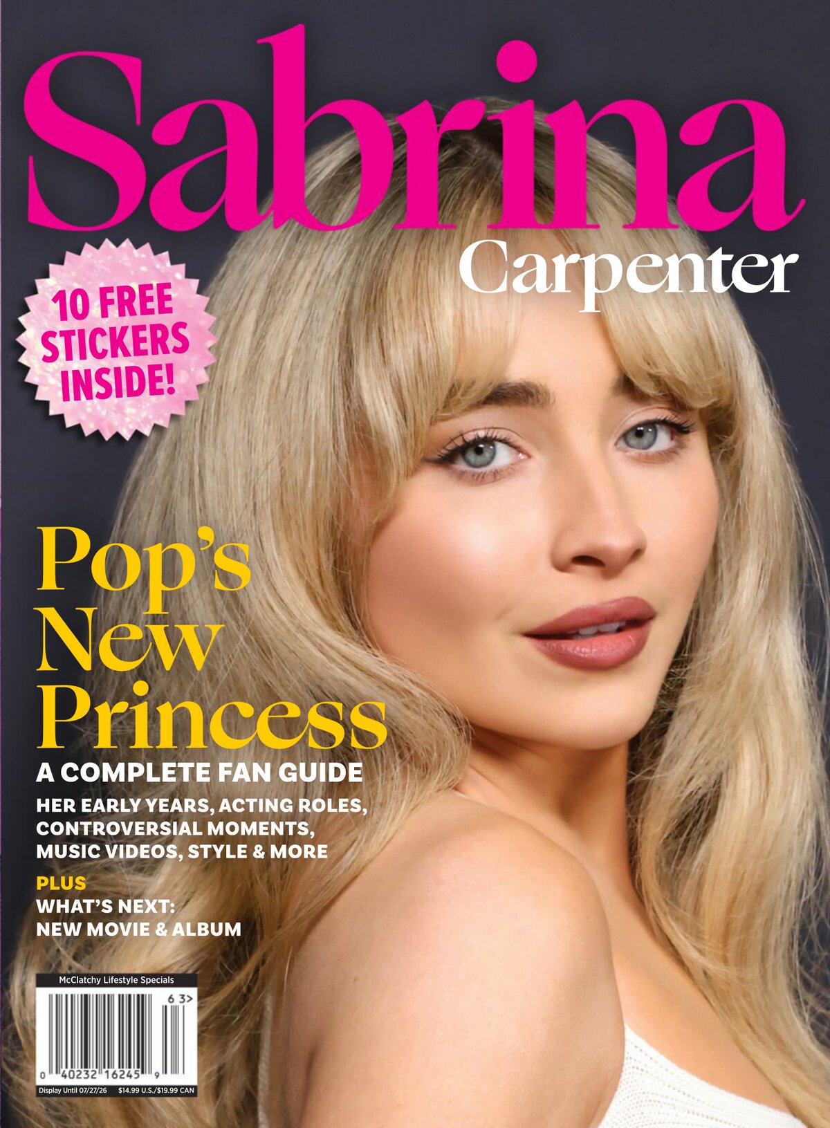 Cover of Sabrina Carpenter Pops New Princess 2026