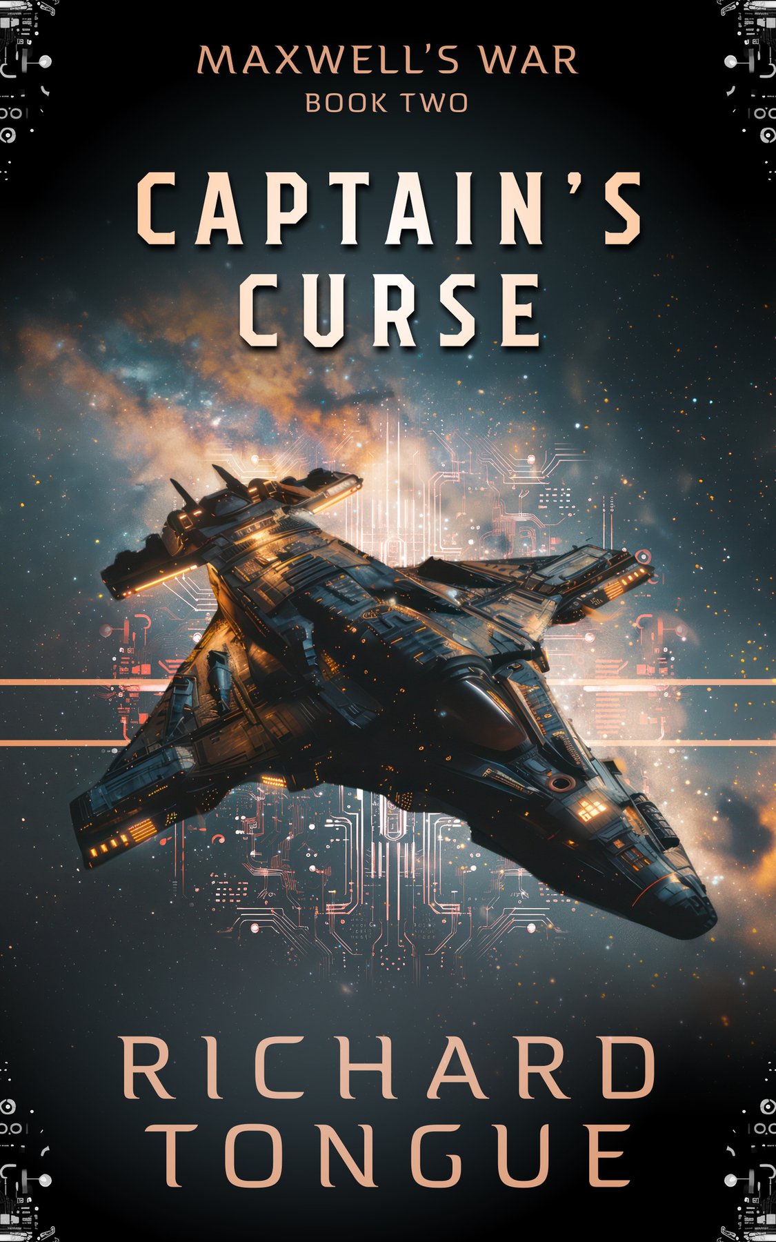 Cover of Captain's Curse (Maxwell's War Book 2)