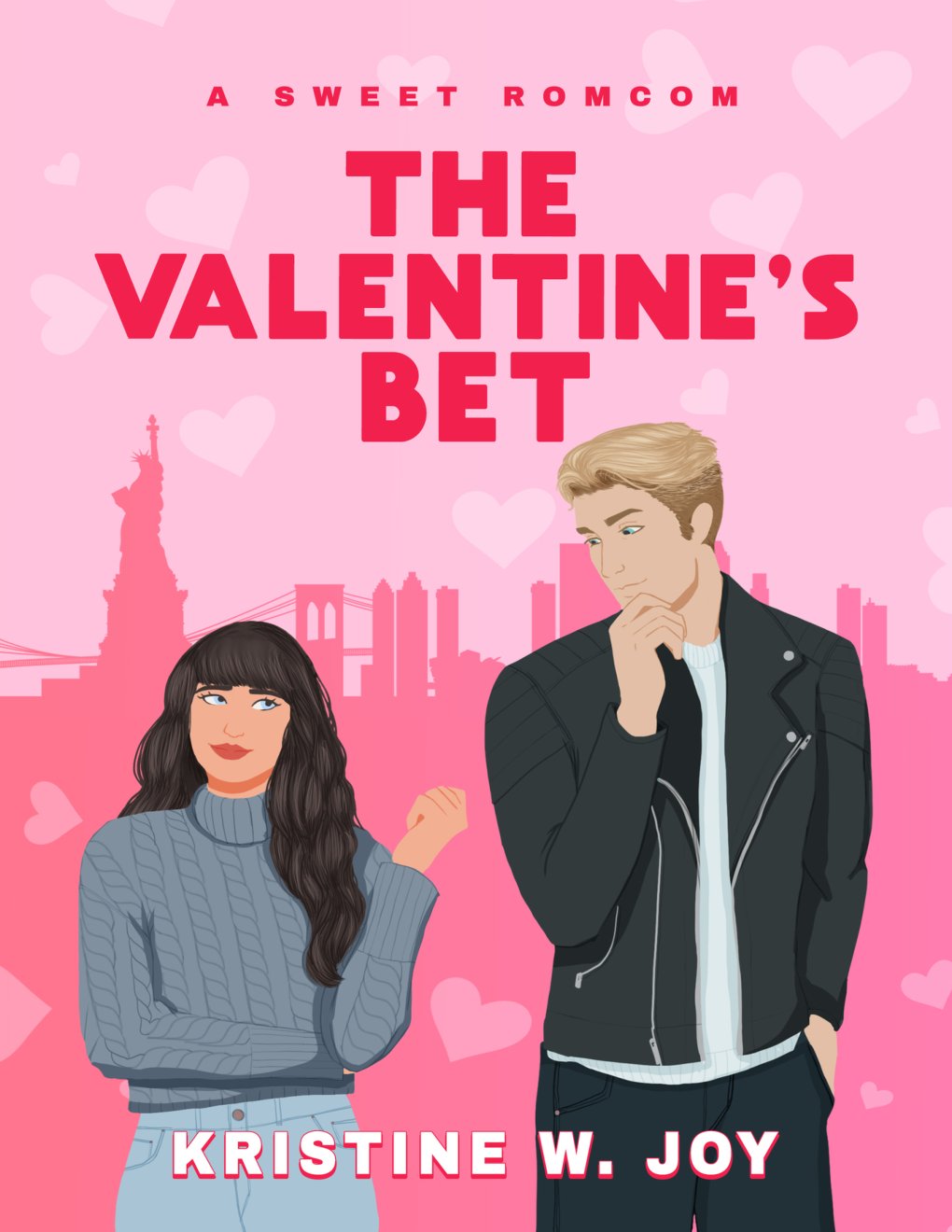 Cover of The Valentine's Bet: A Sweet RomCom