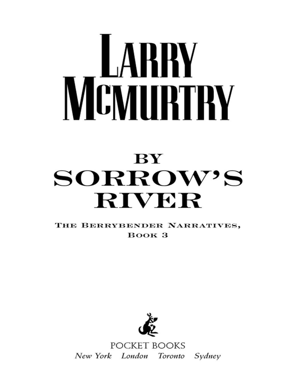 Cover of By Sorrow's River