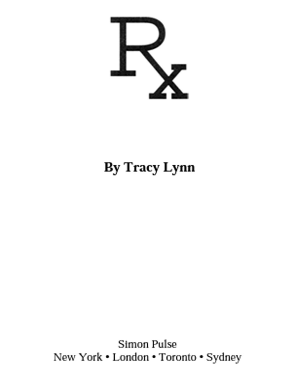 Cover of Tracy Lynn - Rx