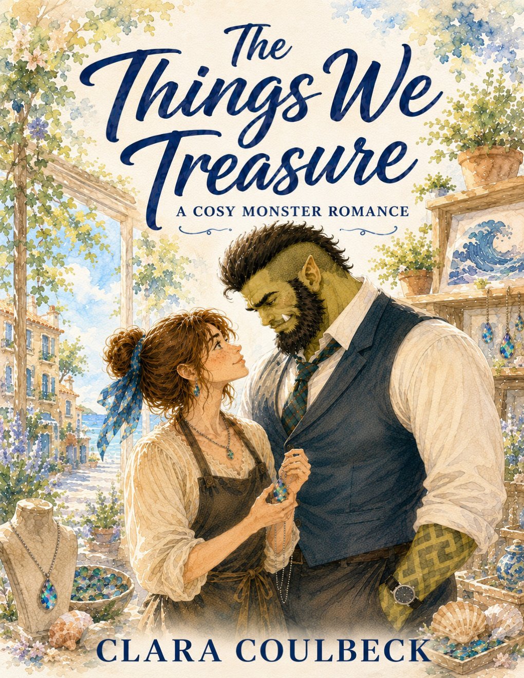 Cover of The Things We Treasure: A Cosy Monster Romance