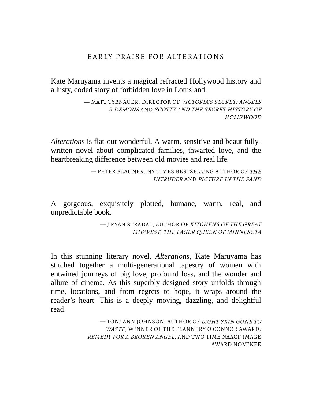 Cover of Alterations
