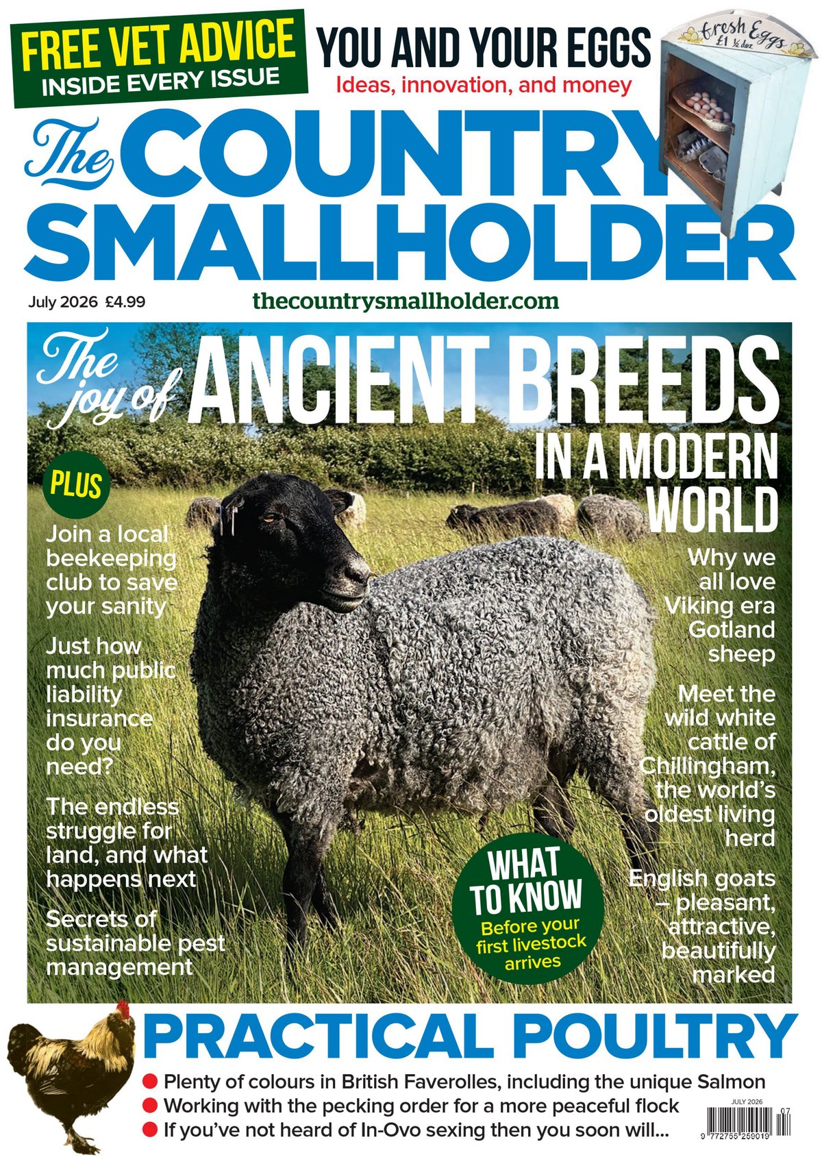 Cover of The Country Smallholder July 2026