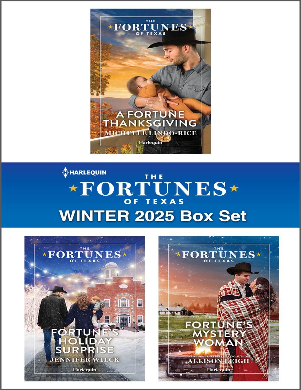 Cover of Harlequin Fortunes of Texas Winter 2025 Box Set