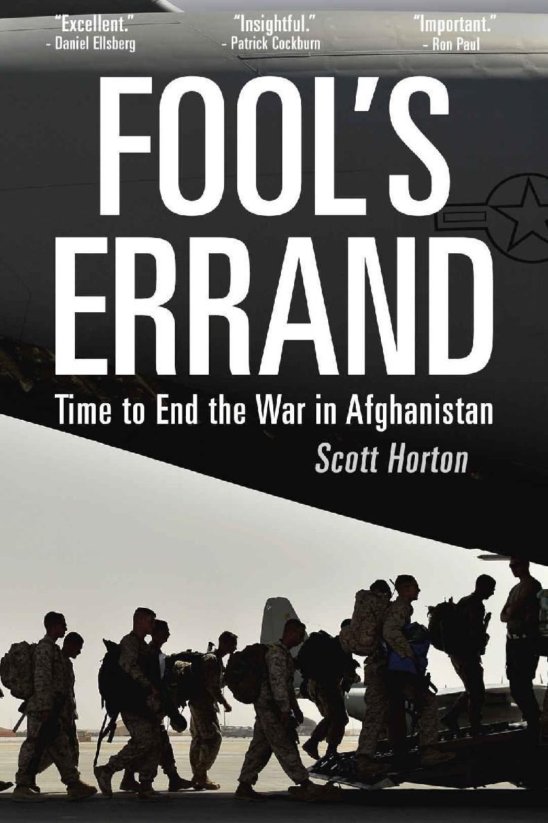 Cover of Fool's Errand- Time to End the War in Afghanistan (2001)