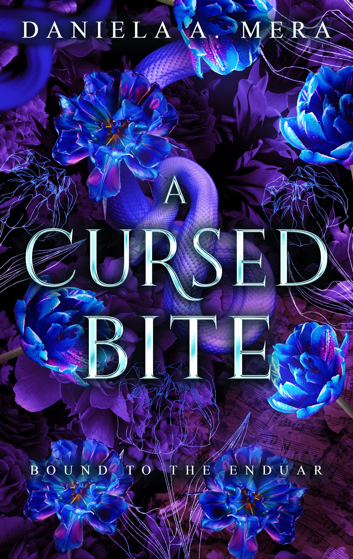 Cover of A Cursed Bite- A Grumpy Sunshine Romantasy (2025)