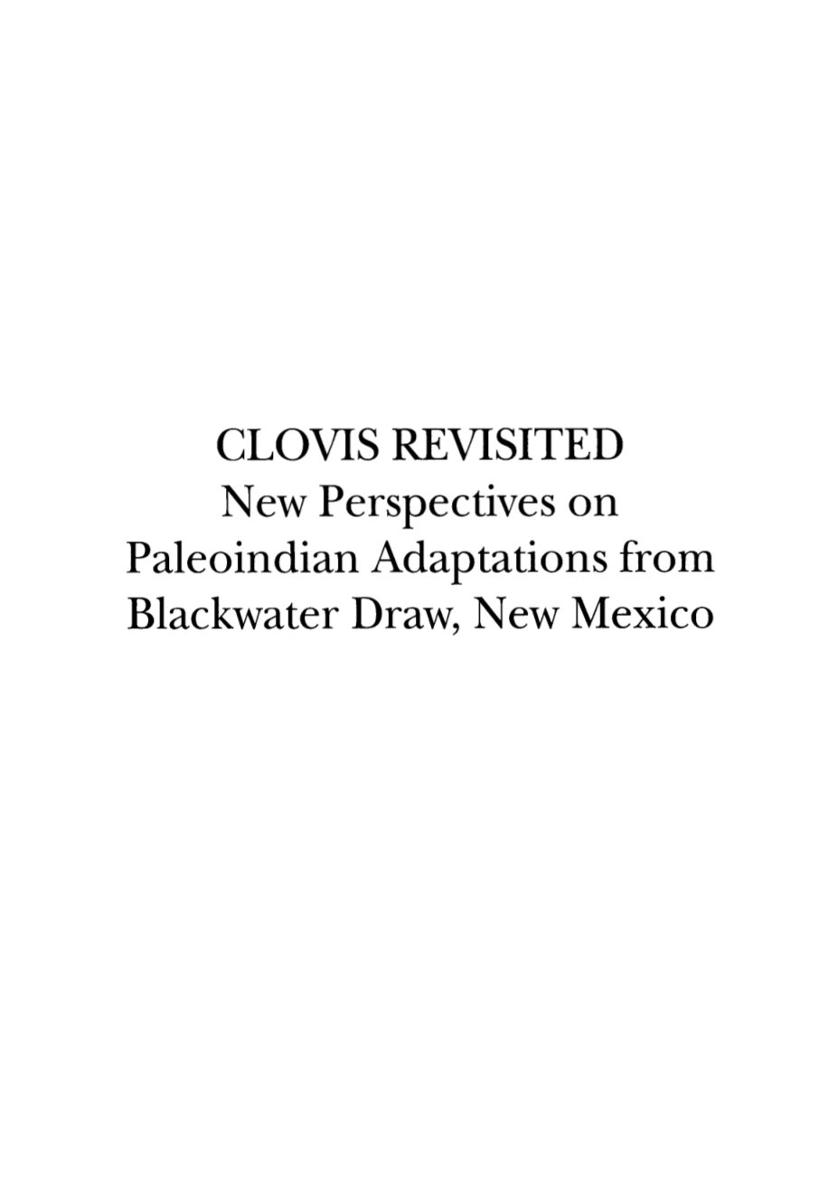Cover of Paleoindian