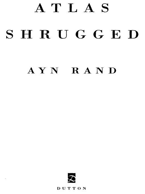 Cover of Atlas Shrugged