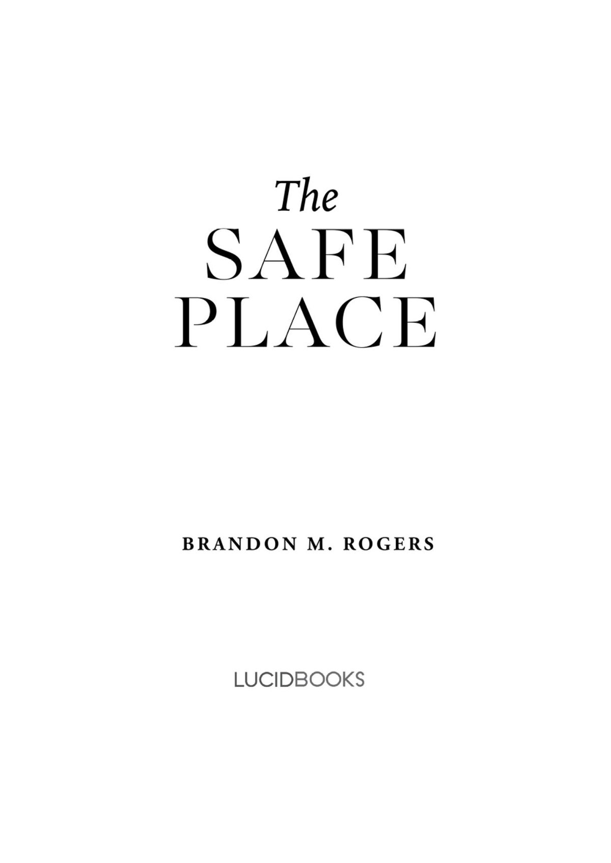 Cover of The Safe Place (1937)