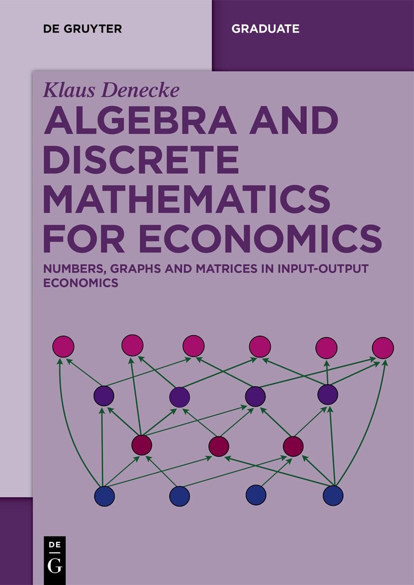 Cover of Algebra and Discrete Mathematics for Economics (for Raymond Rhine)