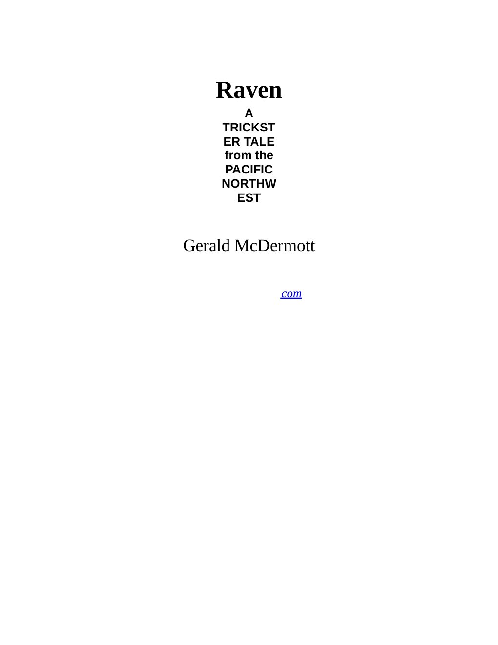 Cover of Raven
