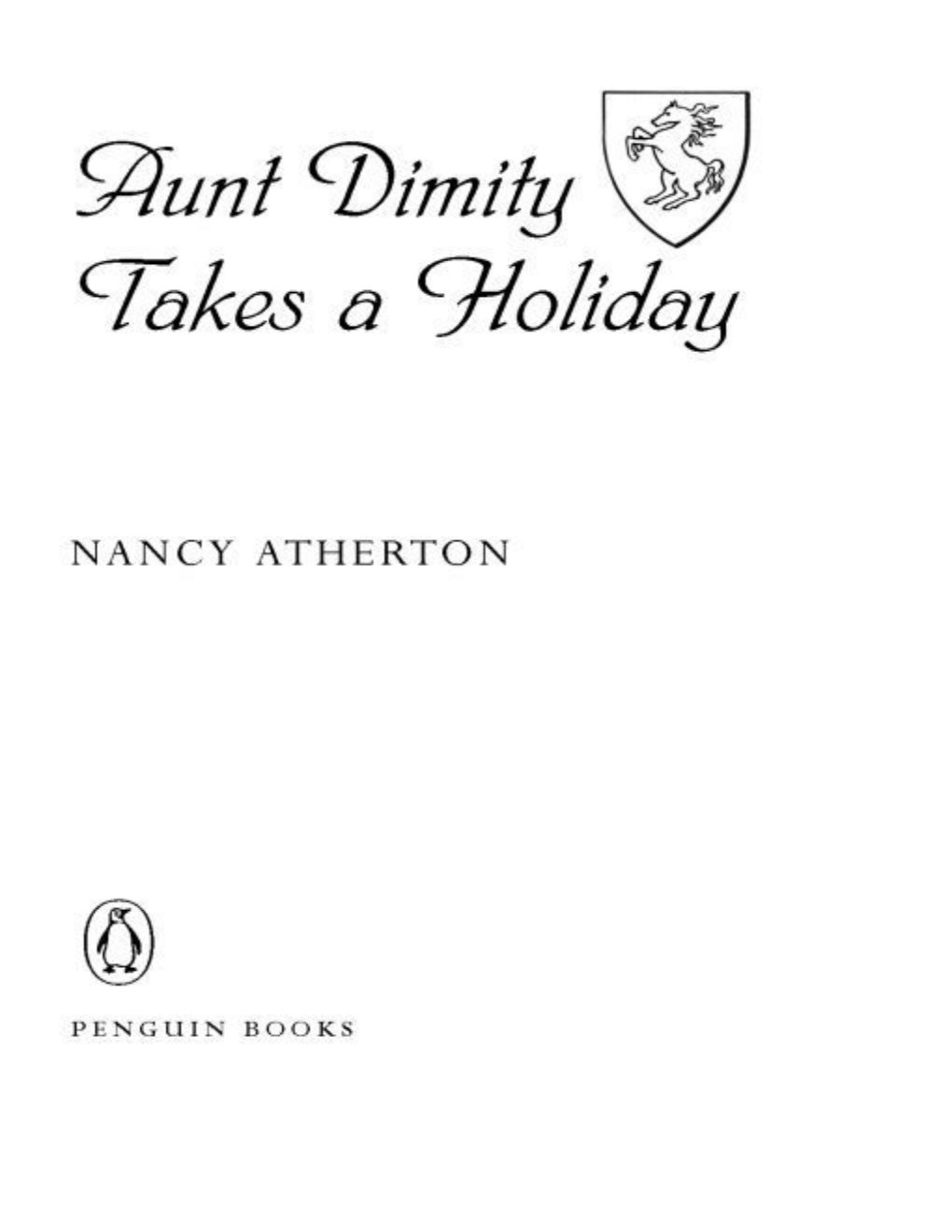 Cover of Aunt Dimity Takes a Holiday