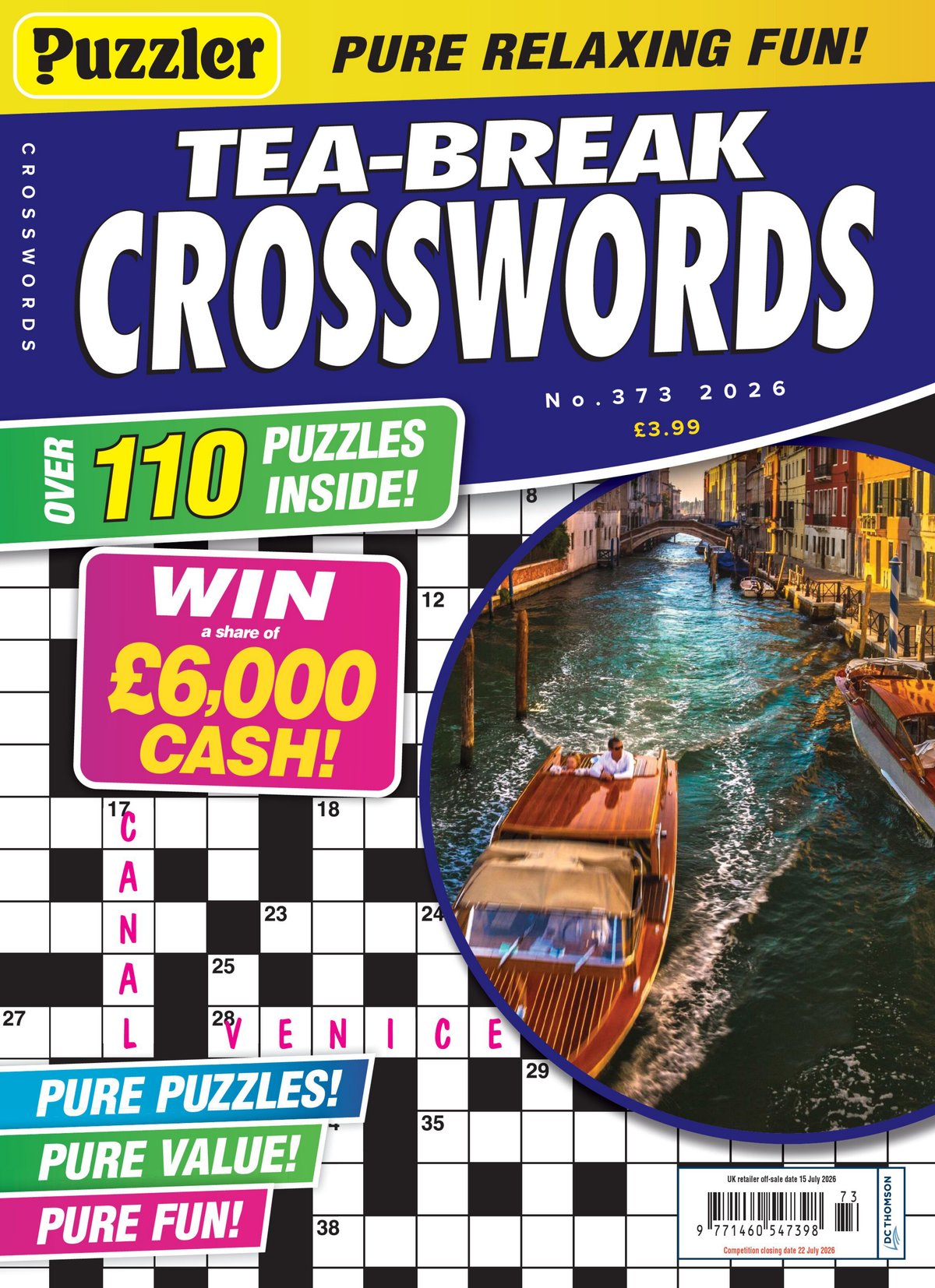 Cover of Puzzler Tea-break Crosswords (2026)