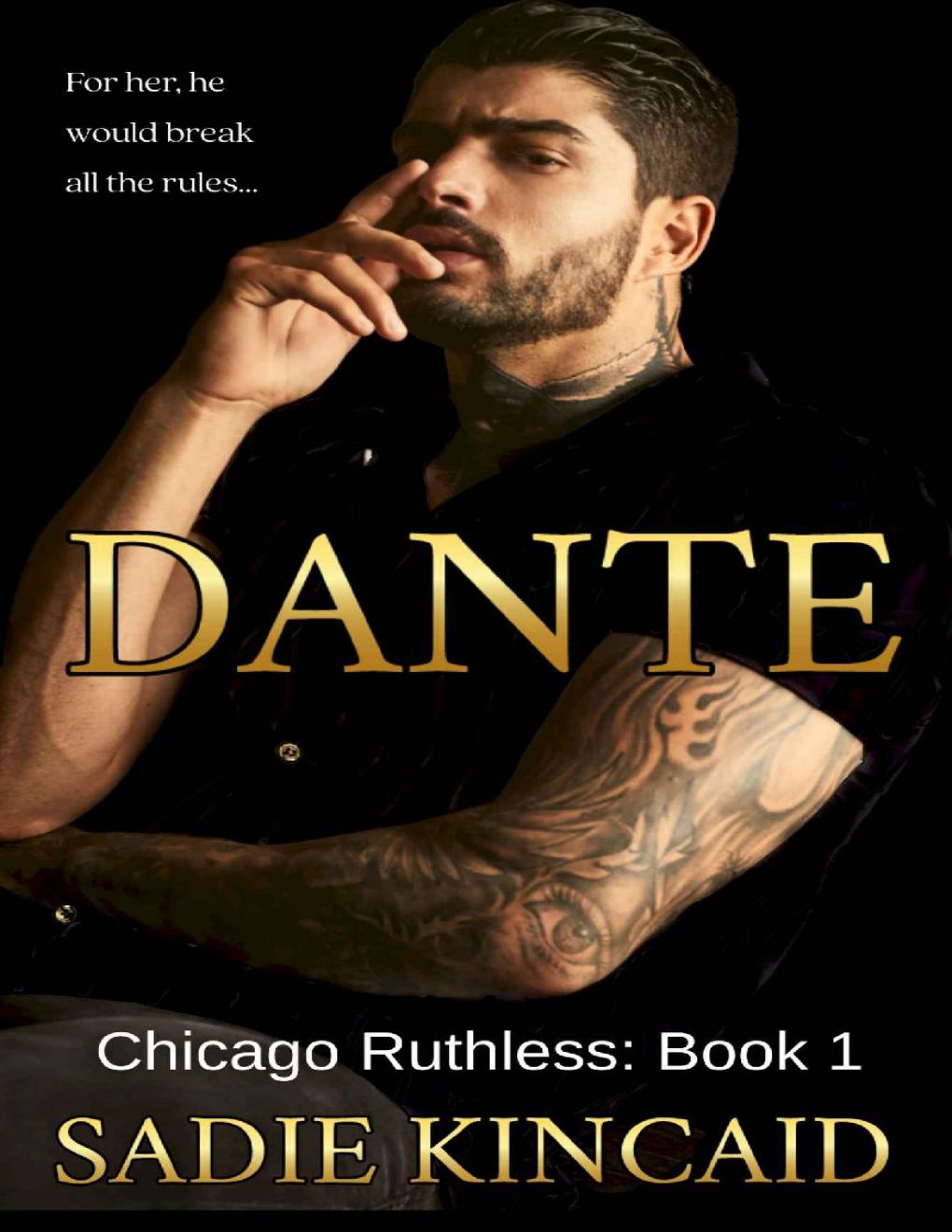 Cover of Dante: A Dark Mafia, Enemies to Lovers Romance (Chicago Ruthless Book 1)
