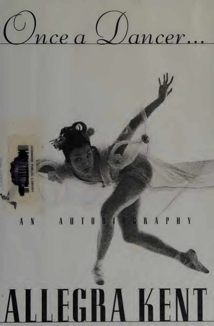Cover of Once a dancer