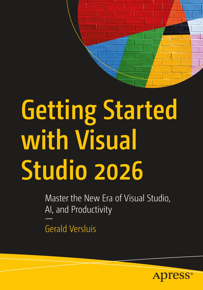 Cover of Getting Started with Visual Studio 2026