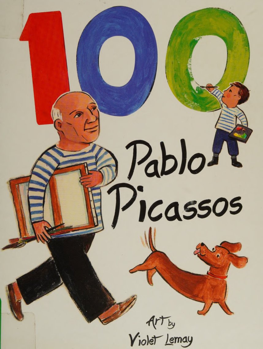 Cover of 100 Pablo Picassos