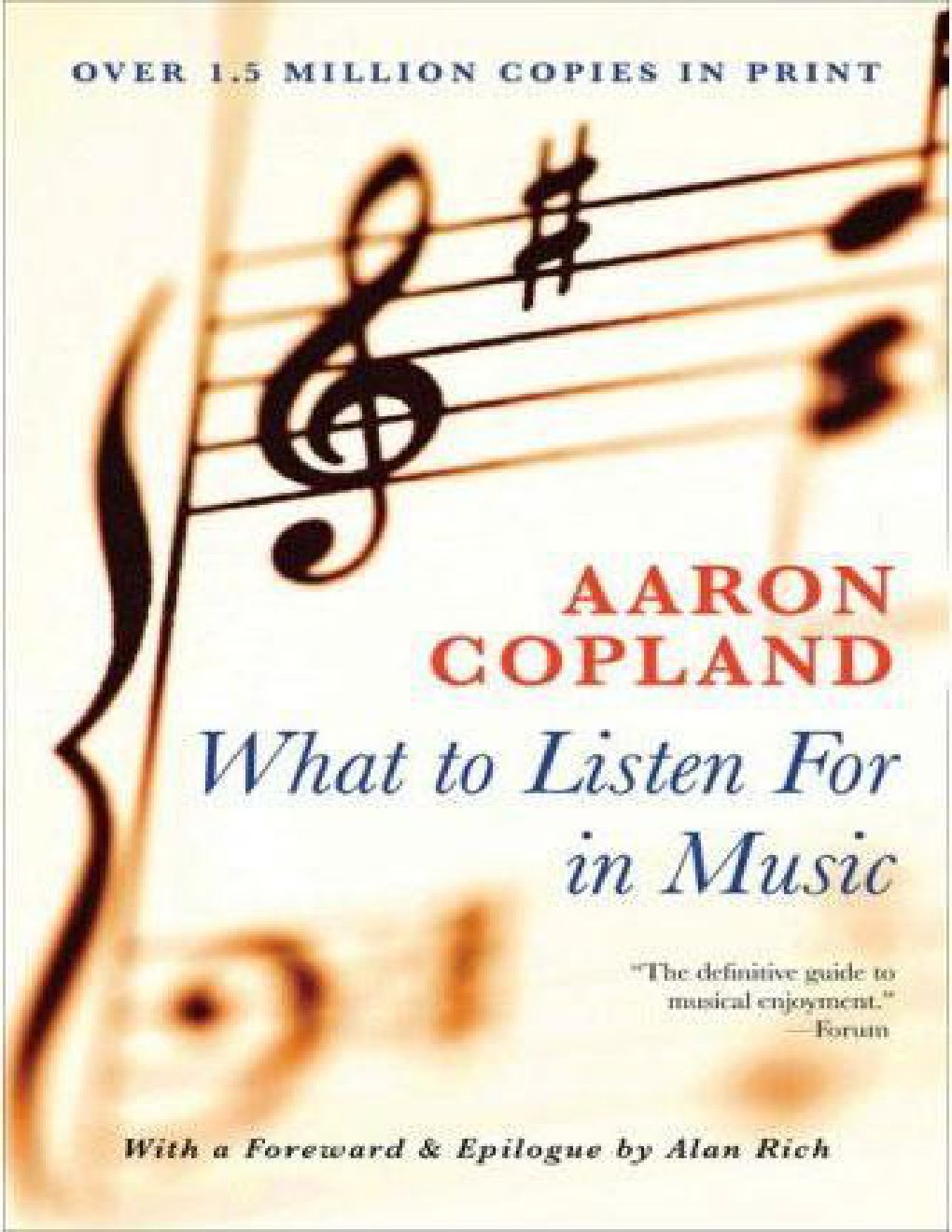 Cover of What to Listen for in Music