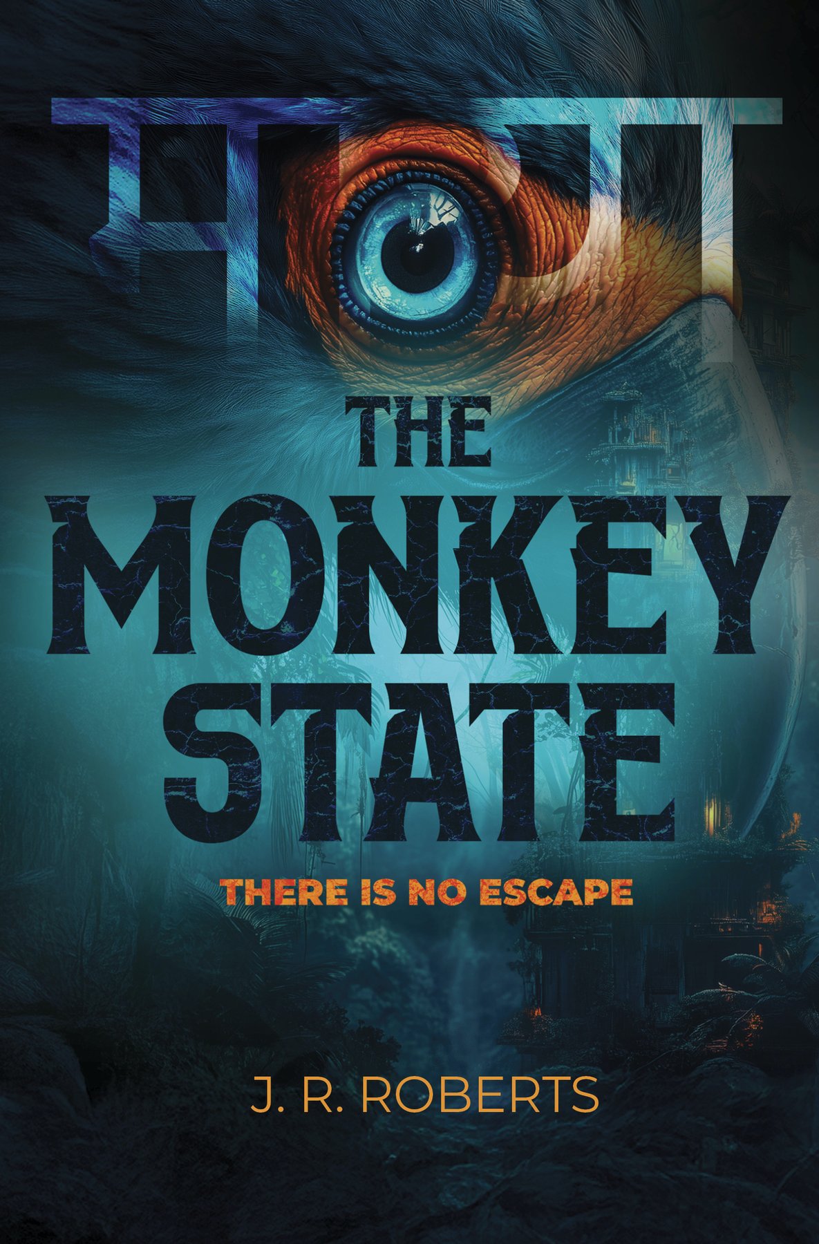 Cover of The Monkey State- A gripping dystopian fantasy novel (2024)