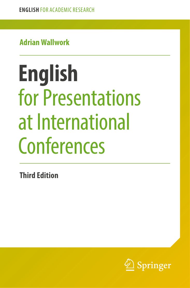 Cover of English for Presentations at International Conferences