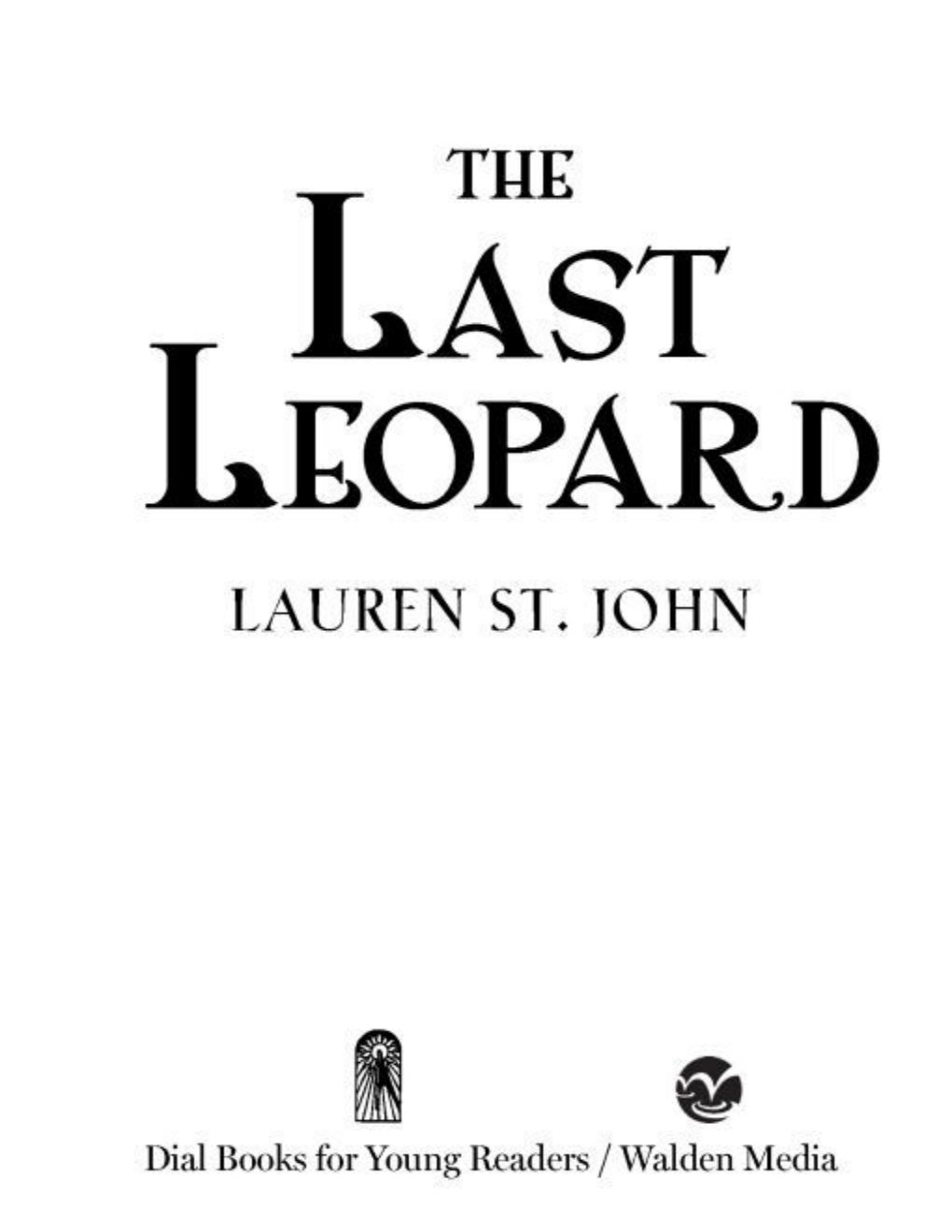 Cover of The Last Leopard (2005)