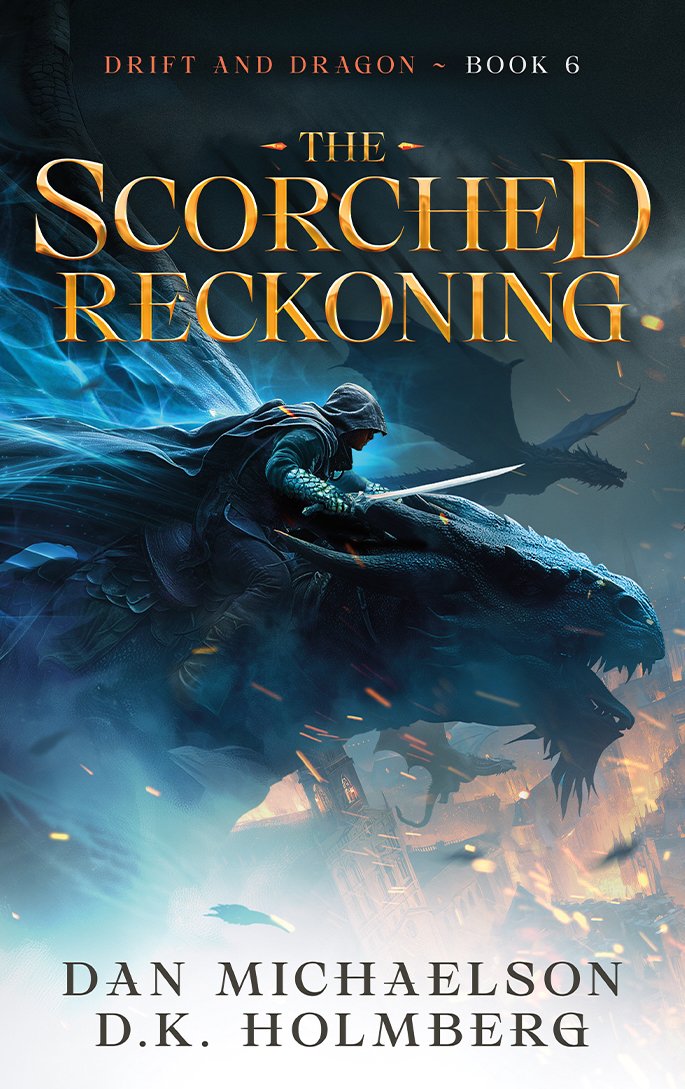 Cover of The Scorched Reckoning (Drift and Dragon Book 6)
