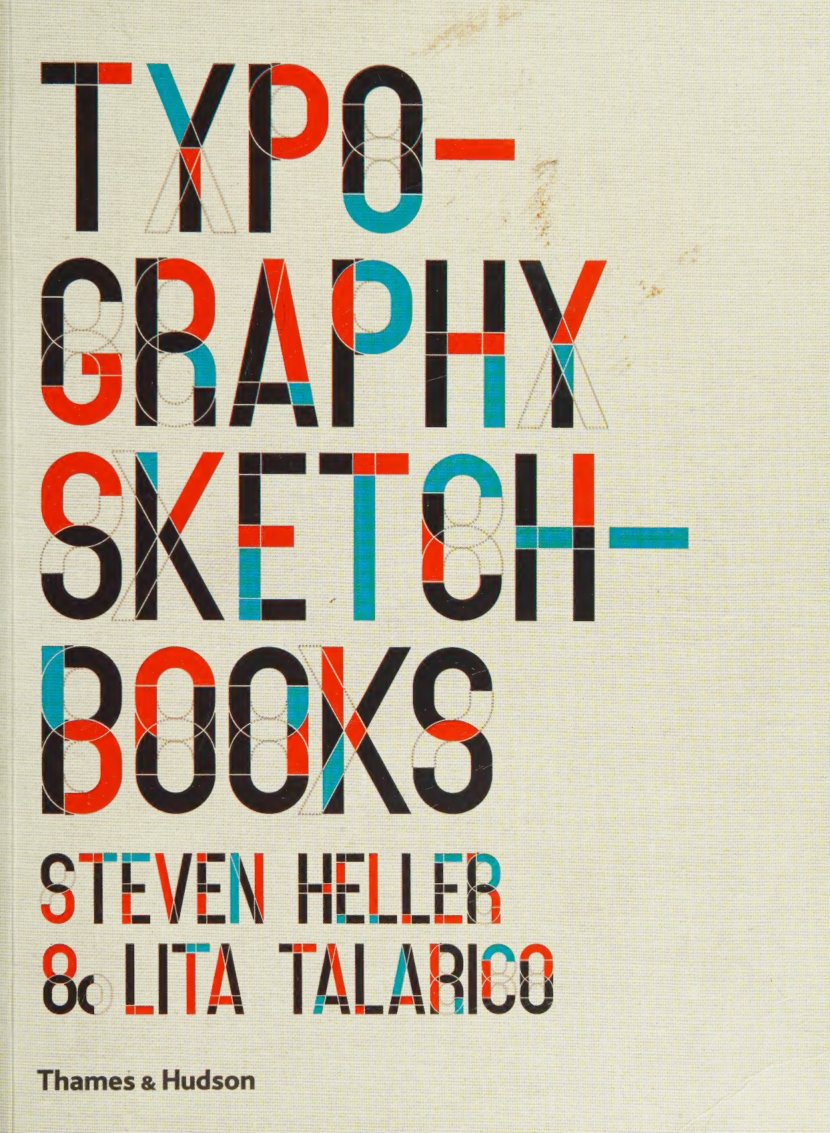 Cover of Typography sketchbooks