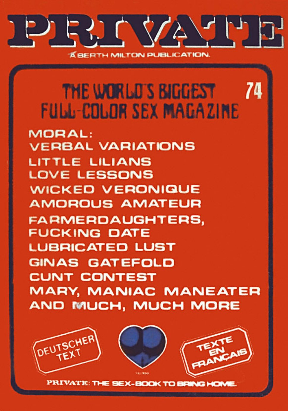 Cover of 074 - Private Magazine