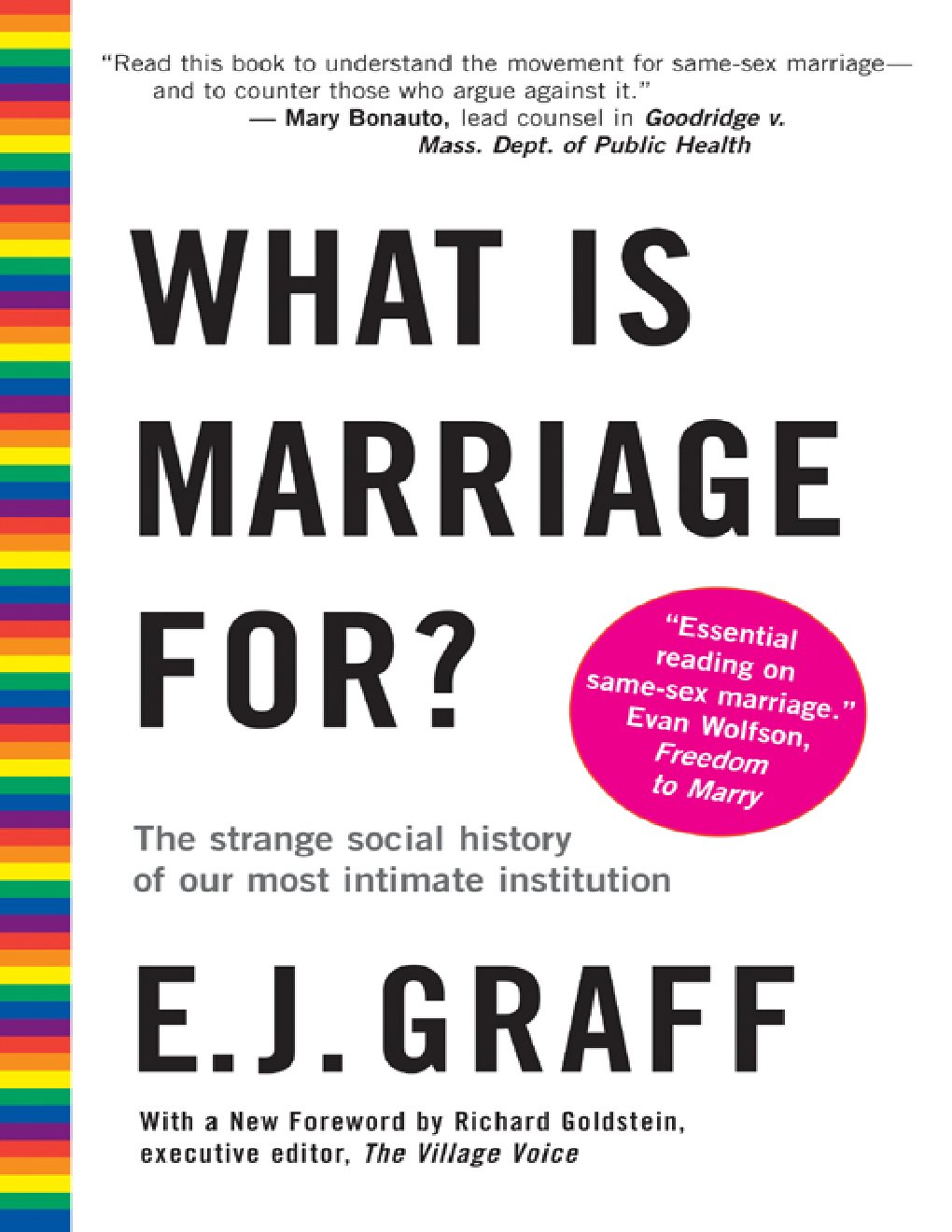 Cover of What Is Marriage For?