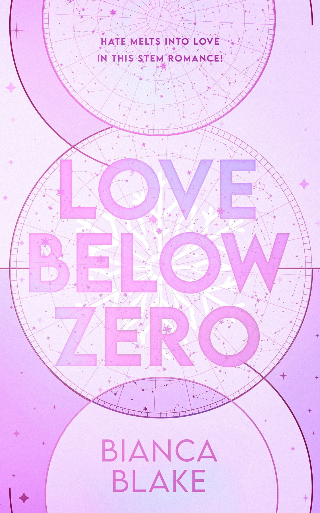 Cover of Love Below Zero: An enemies to lovers STEM rom com