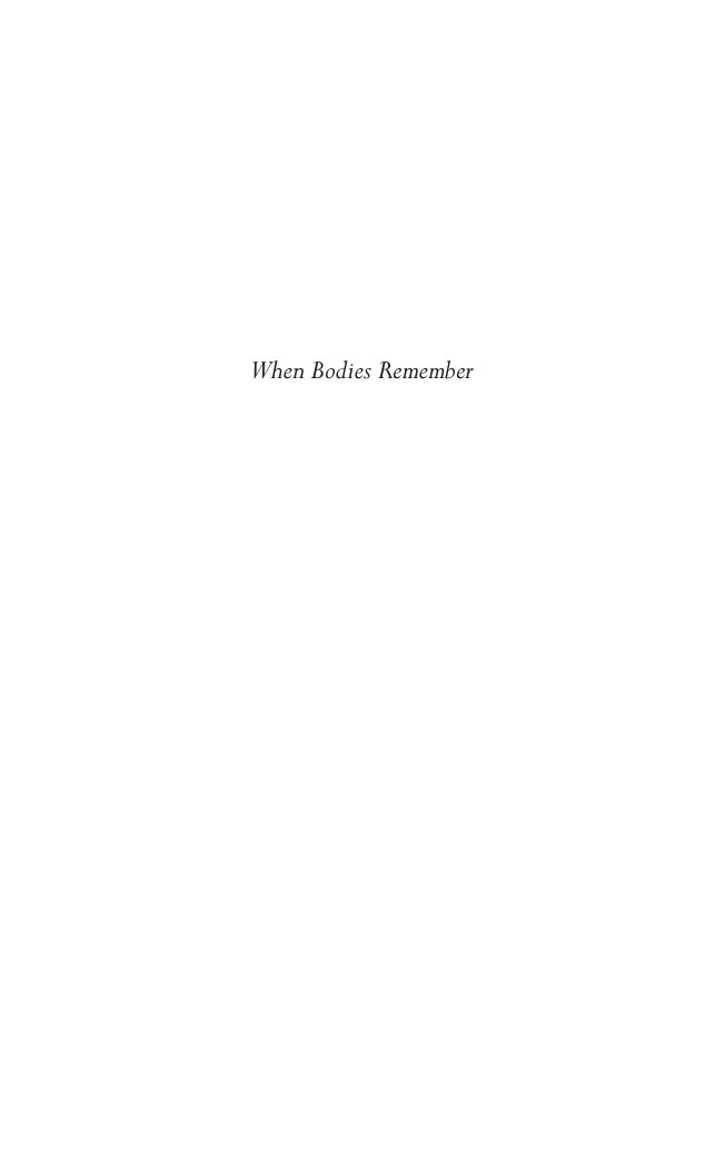 Cover of When Bodies Remember
