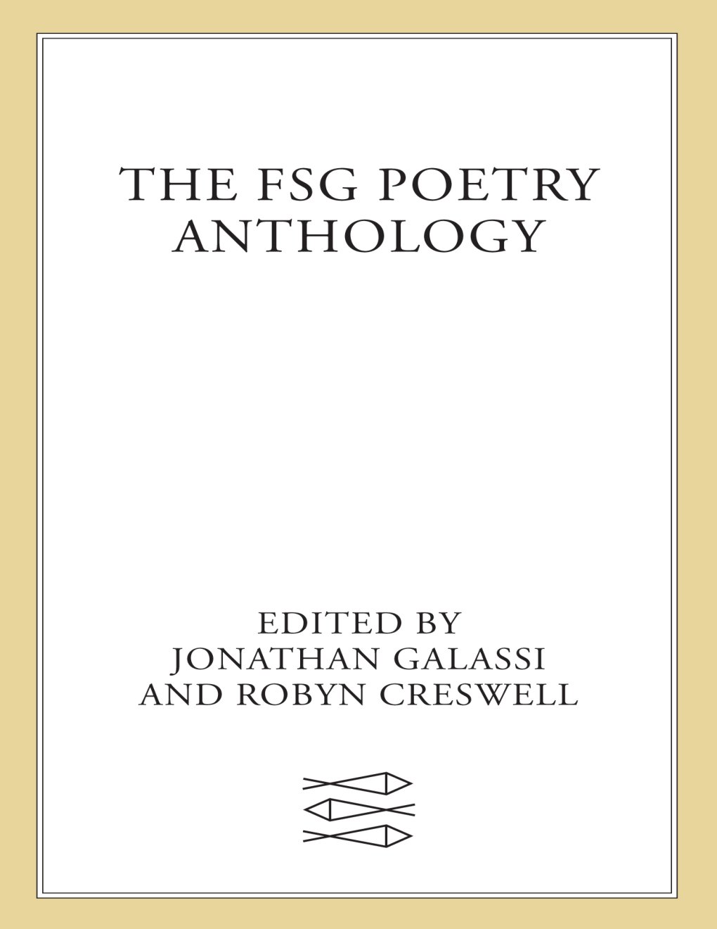 Cover of The FSG Poetry Anthology